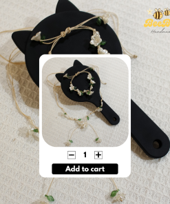 Combo Vòng Tay & Dây Chuyền Hoa Lá Ngọc Trai Dễ Thương