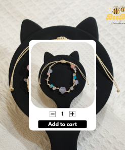 Vòng Tay - Hoa Tím Pastel Mộng Mơ